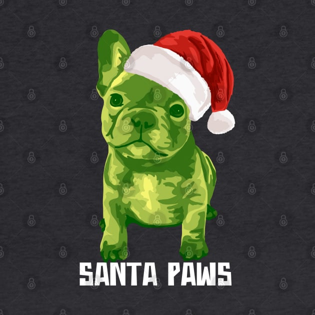 Christmas French Bulldog Puppy by Slightly Unhinged